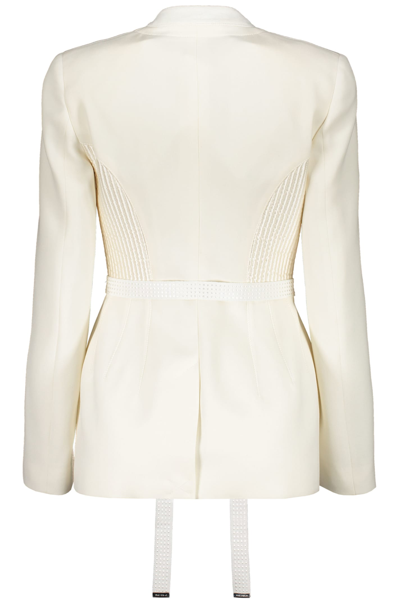 【送料&関税込】Burberry Single-breasted Two-button Blazer Burberry Single-breasted Two-button Blazer In White | ModeSens