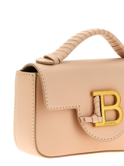 Shop Balmain B-buzz Mini Handbag In Pink