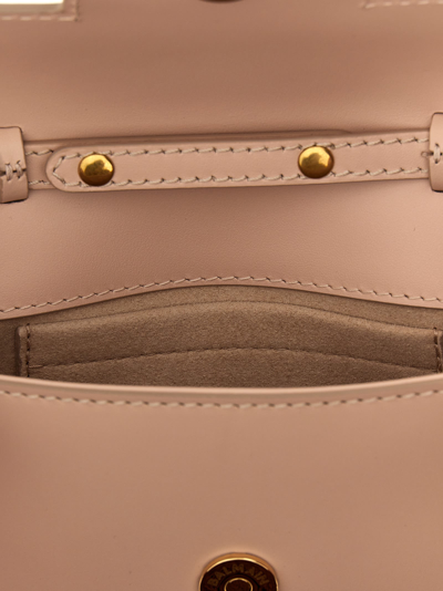 Shop Balmain B-buzz Mini Handbag In Pink