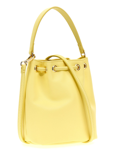 Shop Twinset Portatutto Bucket Bag In Yellow