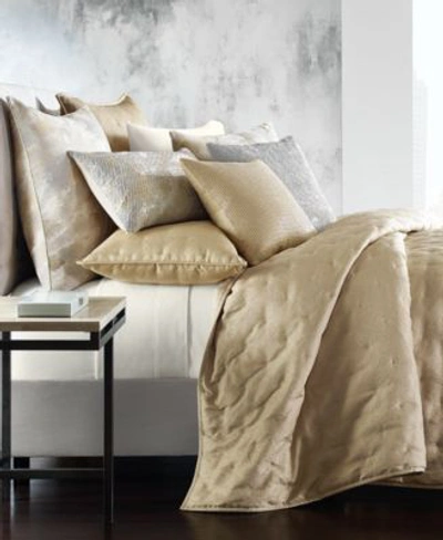 Shop Hotel Collection Metallic Stone Coverlets Created For Macys In Gold