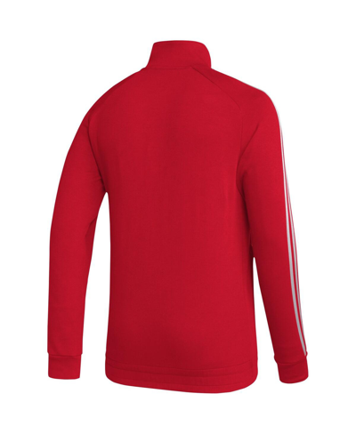 Shop Adidas Originals Men's Adidas Red Detroit Red Wings Raglan Full-zip Track Jacket
