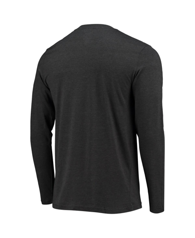 Concepts Sport Men's  Royal, Heathered Charcoal Distressed Memphis Tigers Meter Long Sleeve T-shirt A In Royal,heathered Charcoal