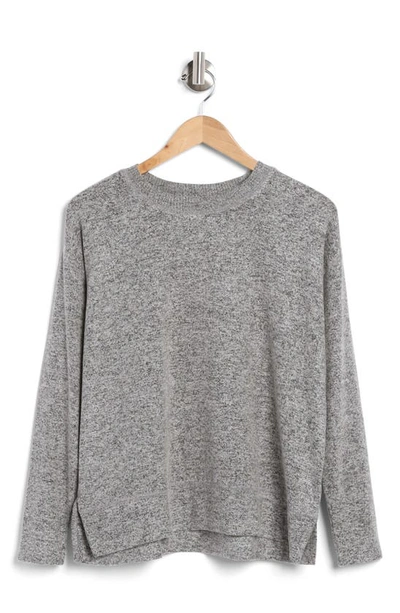 Shop Lucky Brand Cloud Jersey Sweater In Heather Grey
