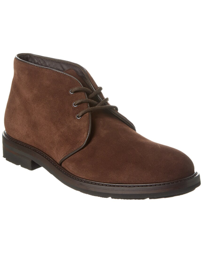 Shop Aquatalia Rinaldo Weatherproof Suede Boot In Brown