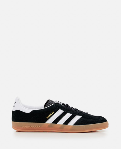 Shop Adidas Originals Gazelle Indoor Sneakers In Black