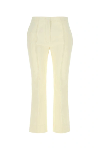 Shop Jil Sander Pants In White