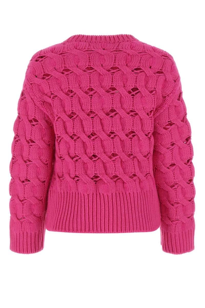 Shop Valentino Garavani Knitwear In Pink
