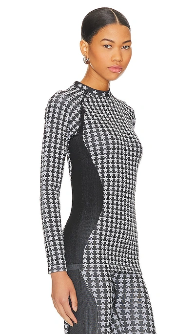 Goldbergh Starlet Baselayer Top In 黑色、白色