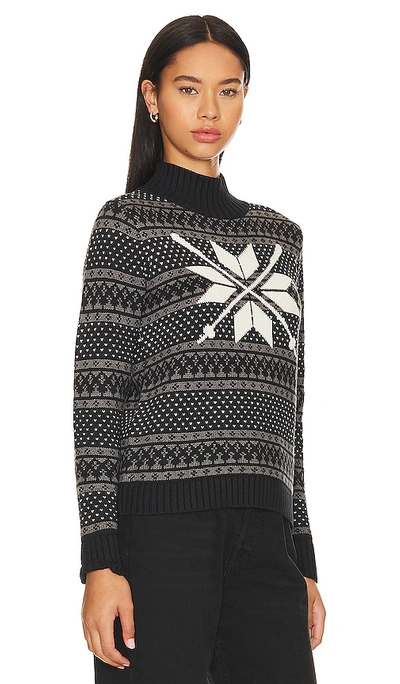 Shop Alp N Rock Gitte Mock Neck Sweater In Black