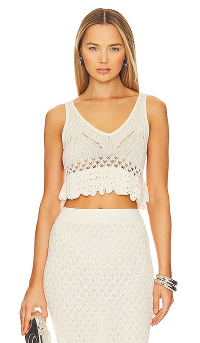 Shop Beach Riot Leigh Top In Ivory