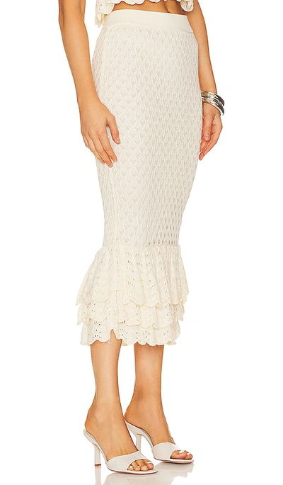 Shop Beach Riot Polly Skirt In Ivory