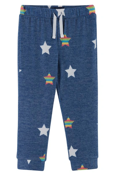 Shop Andy & Evan Kids' Hacci Knit Pullover Sweater & Joggers Set In Navy Stars