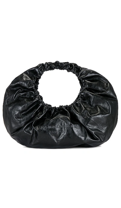 Shop Alexander Wang Large Crescent Shoulder Bag In 黑色