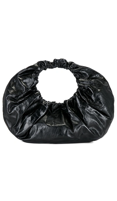 Shop Alexander Wang Large Crescent Shoulder Bag In 黑色