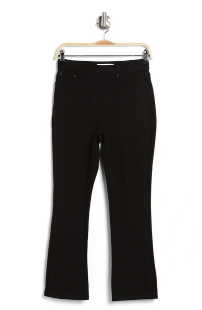 Shop Calvin Klein Jeans Est.1978 Calvin Klein Jeans High Waist Bootcut Ponte Pants In Black