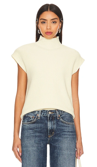 Shop Sndys Mora Sweater In Butter Yellow
