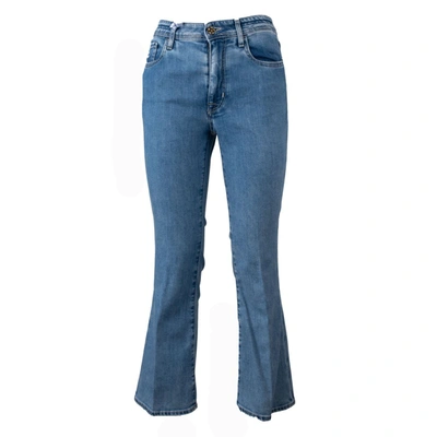 Shop Jacob Cohen Victoria Blue Flared Jeans In Azure