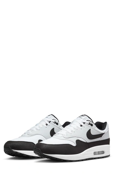 Shop Nike Air Max 1 Sneaker In White/ Black/ Pure Platinum