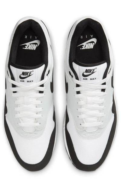 Shop Nike Air Max 1 Sneaker In White/ Black/ Pure Platinum