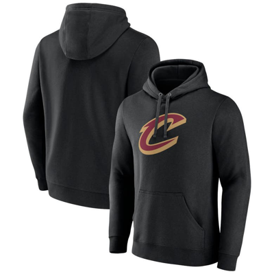 Shop Fanatics Branded  Black Cleveland Cavaliers Primary Logo Pullover Hoodie