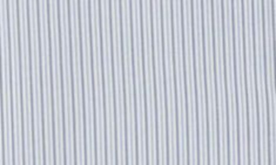 Shop Max Mara Gong Stripe Silk Button-up Shirt In Navy