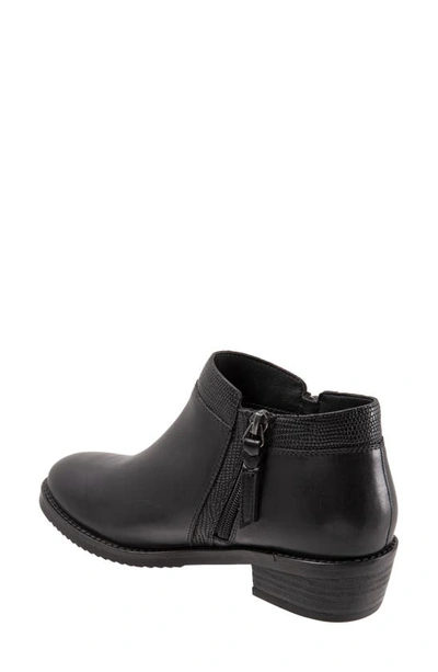 Shop Softwalk Rubi Ankle Boot In Black/ Lizard