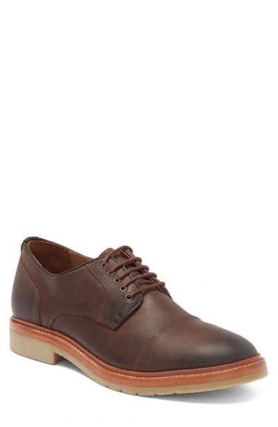 Shop Warfield & Grand Gwin Cap Toe Loafer In Brown