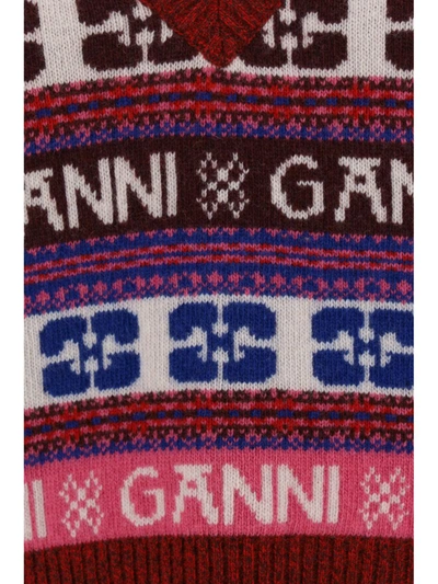 Shop Ganni Knitwear In Multicolour
