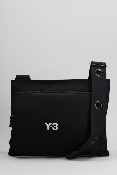 Shop Y-3 Shoulder Bag In Black Polyester