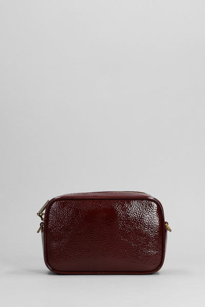 Shop Golden Goose Shoulder Bag In Bordeaux Patent Leather