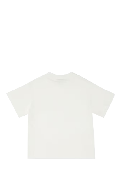 Shop Fendi Junior T-shirt In White