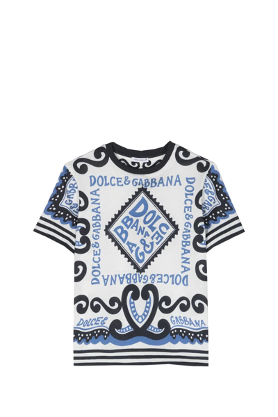 Shop Dolce & Gabbana T-shirt With Print In Multicolor