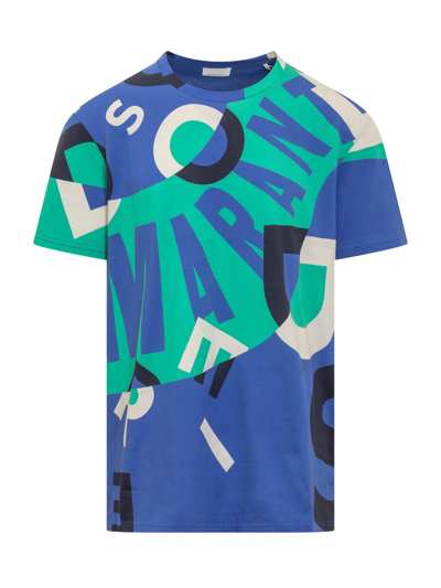 Shop Isabel Marant Honore T-shirt In Blue