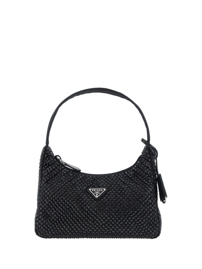 Shop Prada Re-edition Shoulder Bag In Nero