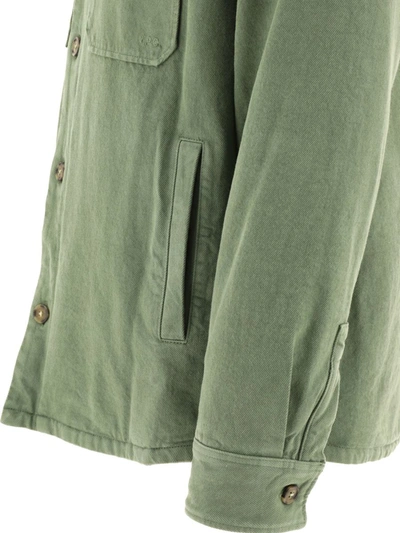 Shop Apc A.p.c. "alessio" Overshirt In Green