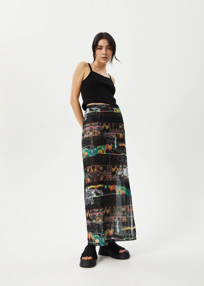 Shop Afends Sheer Maxi Skirt