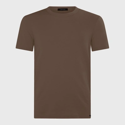 Shop Tom Ford T-shirts And Polos In Nude 7