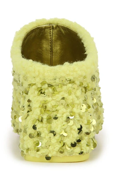 Circus Ny Orin Sequin Mule In Acid Lime