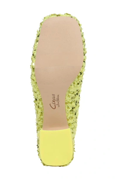 Circus Ny Orin Sequin Mule In Acid Lime