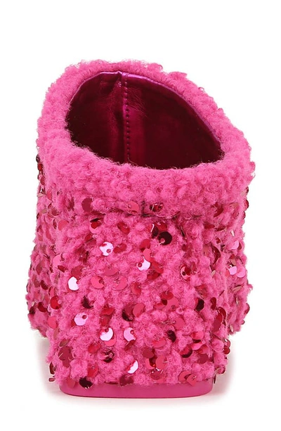 Circus Ny Orin Sequin Mule In Pink Peacock