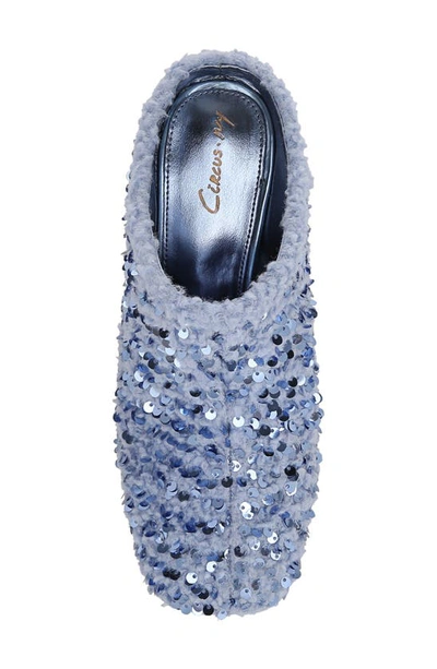 Shop Circus Ny Orin Sequin Mule In Glacial Blue