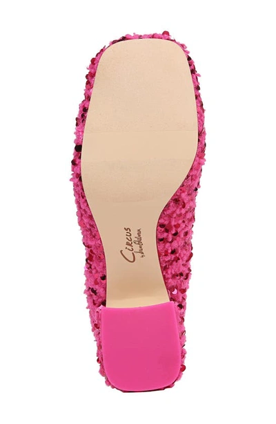 Circus Ny Orin Sequin Mule In Pink Peacock