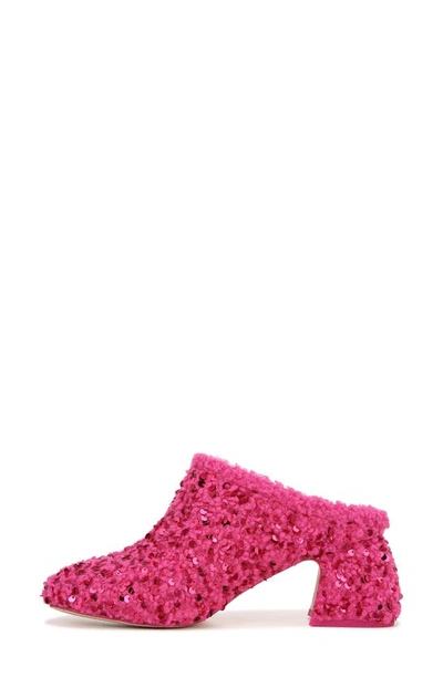 Circus Ny Orin Sequin Mule In Pink Peacock