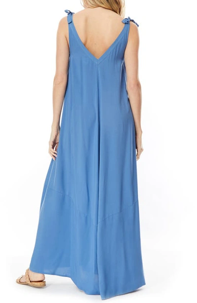 By Design Elise Challis Maxi Dress In Dutch Blue