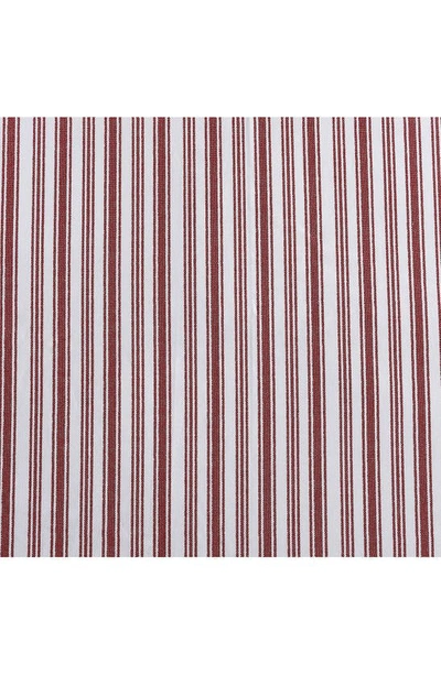 Shop Nautica Coleridge Stripe Duvet Cover In Red