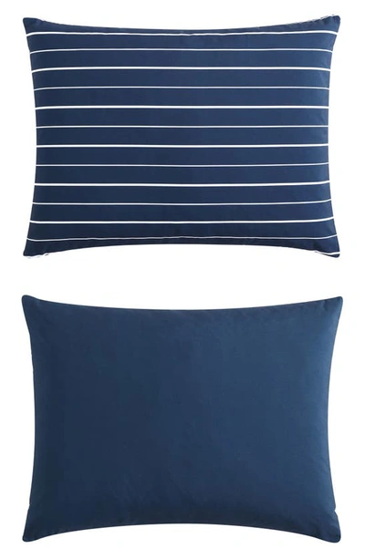 Nautica Longdale Comforter & Pillow Sham Set In Navy Blue