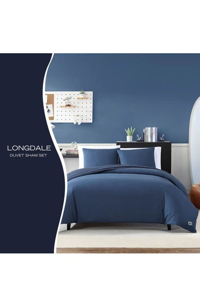 Nautica Longdale Comforter & Pillow Sham Set In Navy Blue