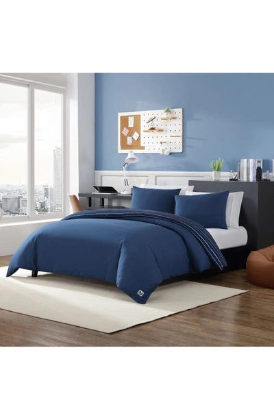 Nautica Longdale Comforter & Pillow Sham Set In Navy Blue