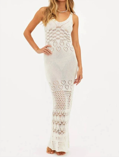 Shop Beach Riot Tracy Dress In Ivory In Multi